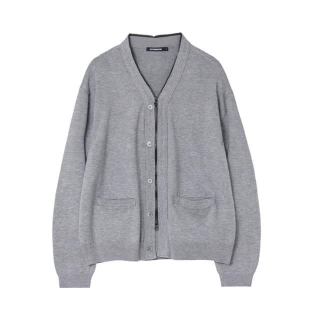 해칭룸 Zip Cardigan Grey