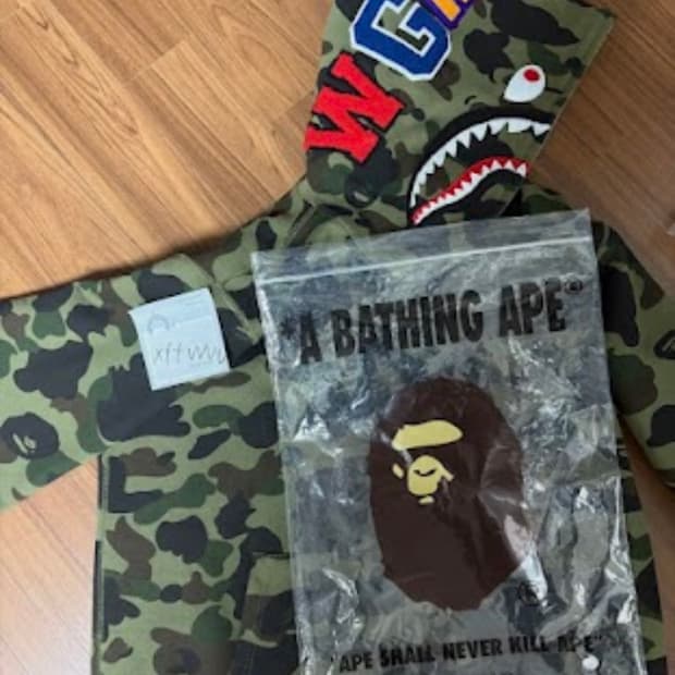 베이프 샤크후드 녹계