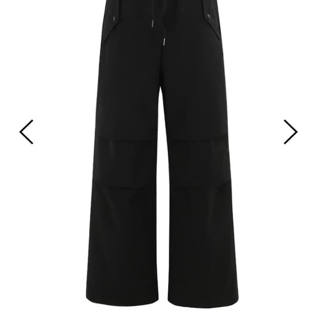 킴서울  RUSTLE PINTUCK PANTS 블랙 S