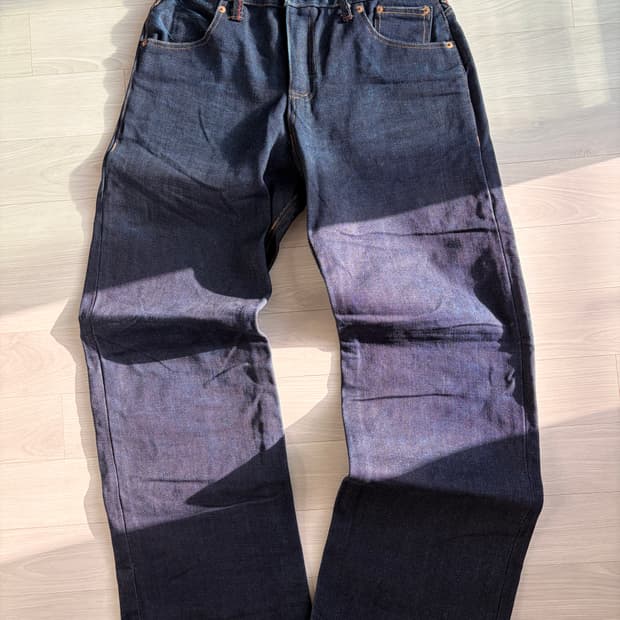 외이드 레그 셀비지 21oz 헤비 데님