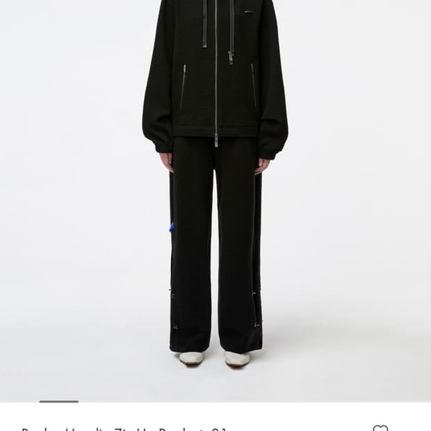 아더에러 리얼스 후드집업 누아르XL