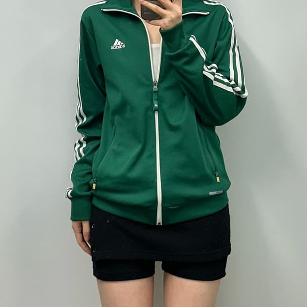 아디다스 사이드라인 그린 트랙 져지 