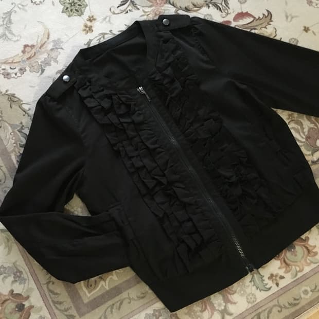 빈티지 프릴 리본 자켓