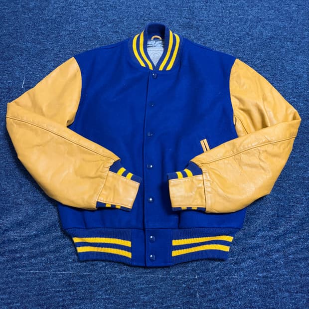 90s 골든베어 바시티 자켓