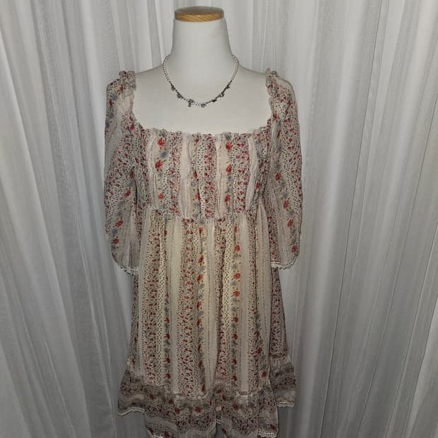 dinard raptis 빈티지 로즈가든 플라워 드레스