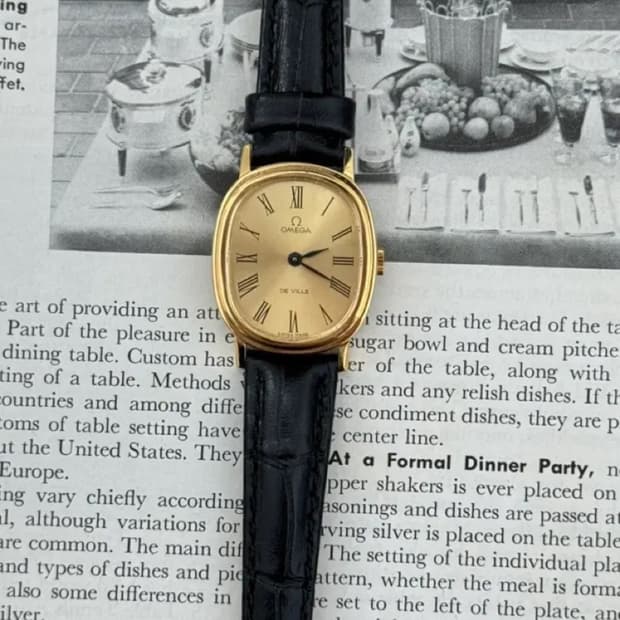 [정품감정서]오메가 드빌 엘립스 빈티지