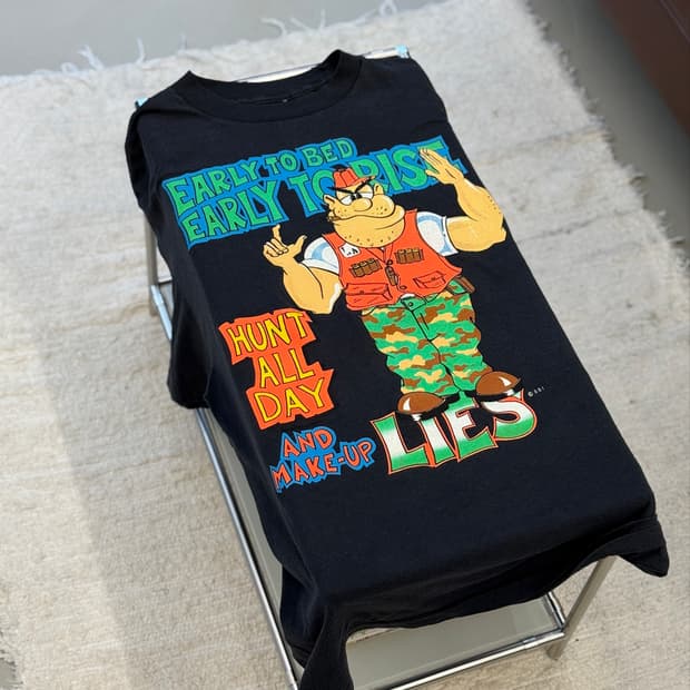 🇺🇸90s 빈티지 패러디 유머 그래픽 티셔츠