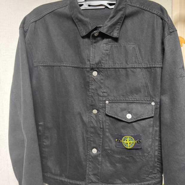 슈프림 스톤아일랜드 트러커 L 사이즈