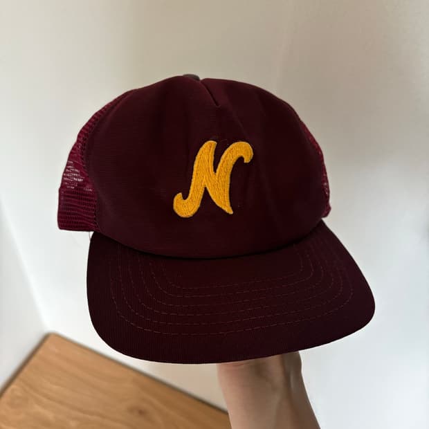 80s New Era "N"Logo Trucker Cap