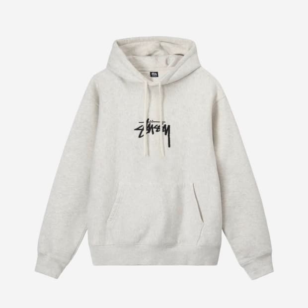 스투시 스탁 로고 후드티
