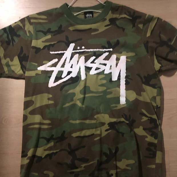 스투시 카모 반팔티