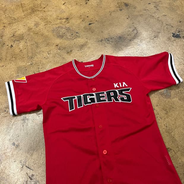 [95] 기아 타이거즈 올드 야구 유니폼 레드 b10