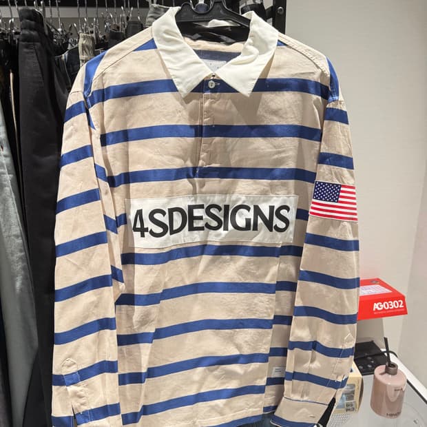 4sdesigns 긴팔 슬리브리스 티셔츠팝니다