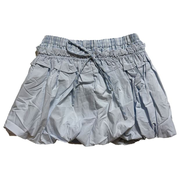 새상품 체크 펌킨 스커트 (소라)