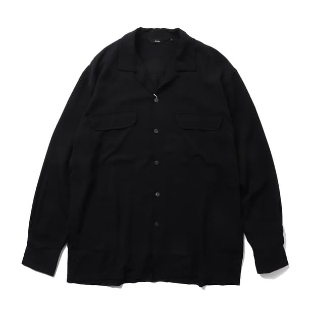 빔즈 BEAMS Loose Open Collar Shirt