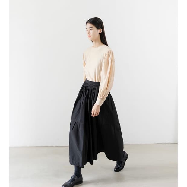 유노이아 릴리 스커트 블랙 s