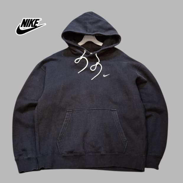 XL 나이키 블랙 후드