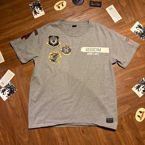 AVIREX JAPAN PATCHWORK T-SHIRT