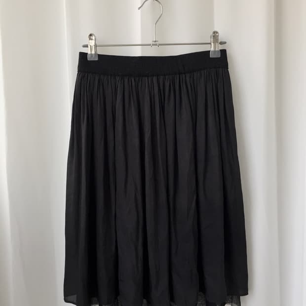 [vintage] Pleats Midi skirt