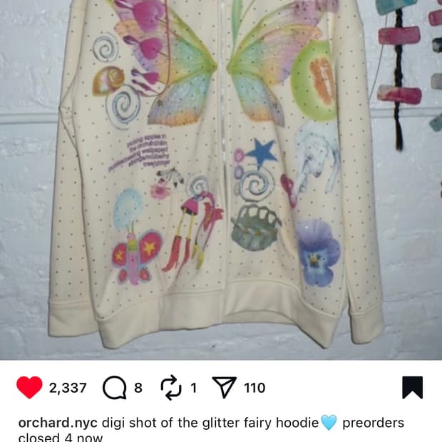 Orchard 글리터 페어리 후드집업