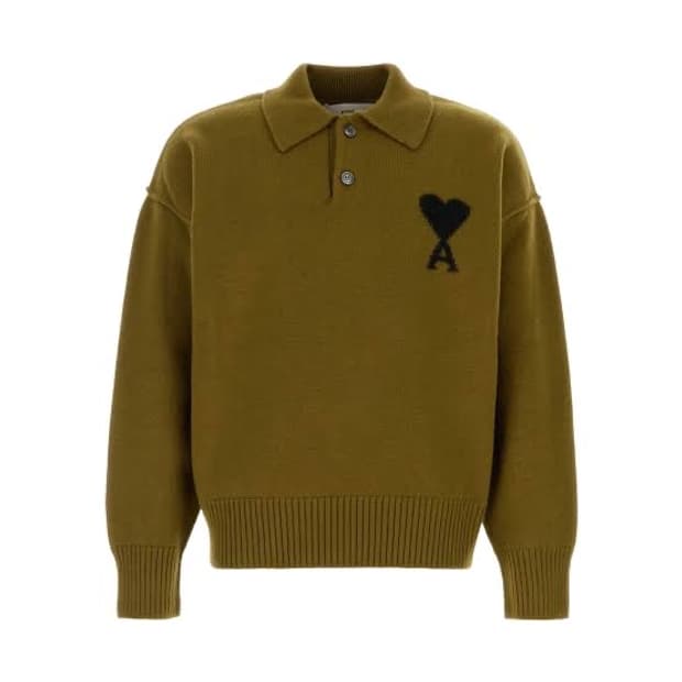 아미 ami / 빅 하트 폴로 스웨터 / S