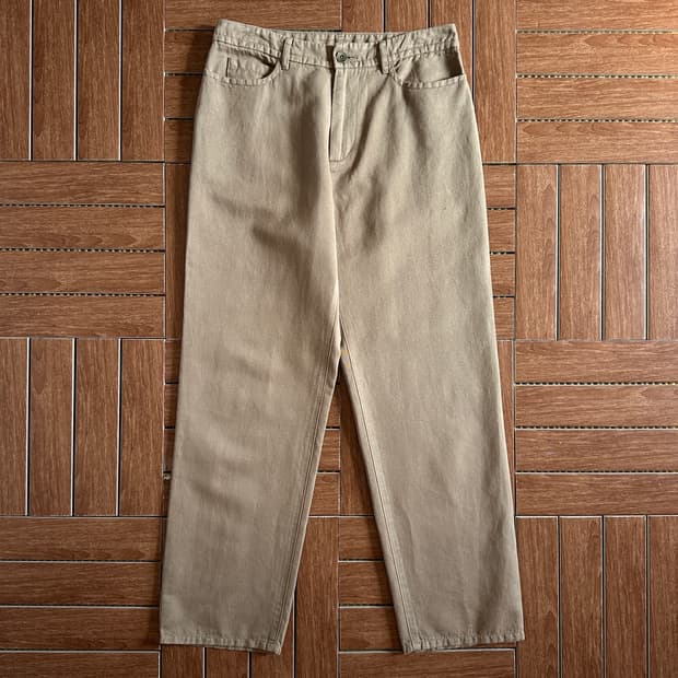 Pas De Calais cotton linen work pants