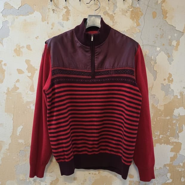 Jack Nicklaus 남성 반집업 니트 100