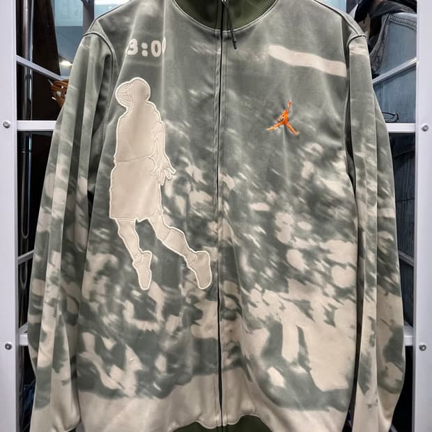 00s 마이클 조던 자켓 카키색