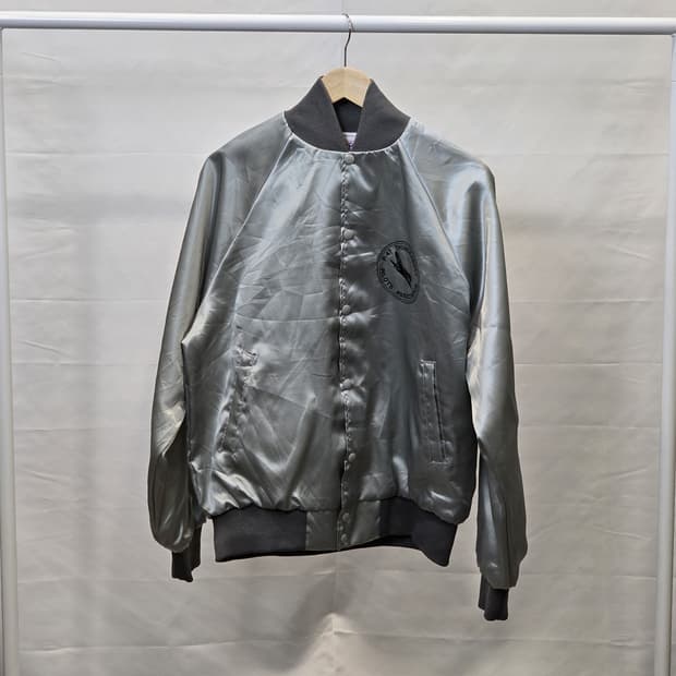 Four Seasons 실버 USA 새틴 항공점퍼 L(42-44)