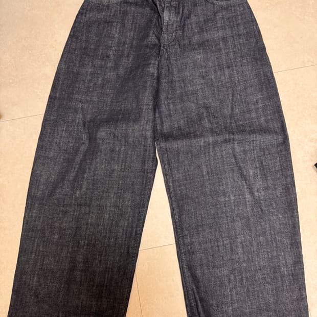 자라 재패니즈 데님 와이드 팬츠