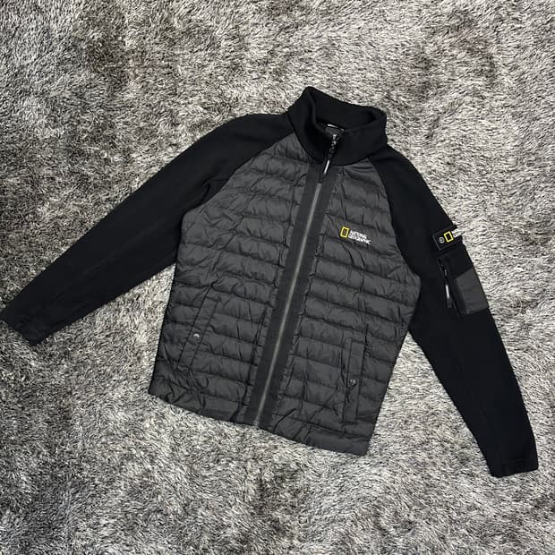 내셔널지오그래픽 몬타나 니트 앤 다운 믹스 풀 집업 자켓 (110)