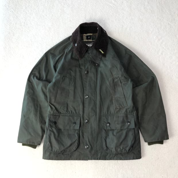 바버 비데일 왁스자켓 