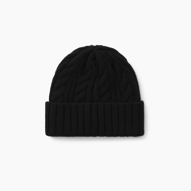 Khakis Cable Watch Beanie (Black)