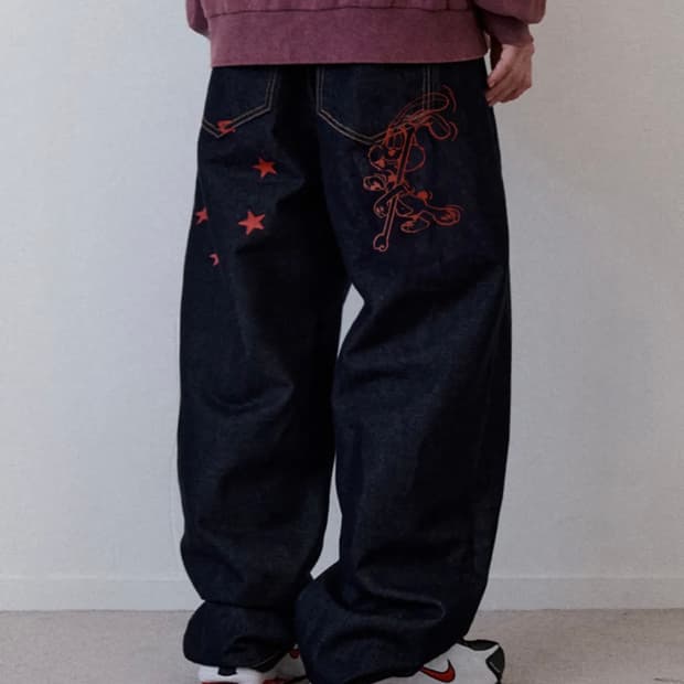 (M) 리트리버클럽 릴 래빗 데님 인디고