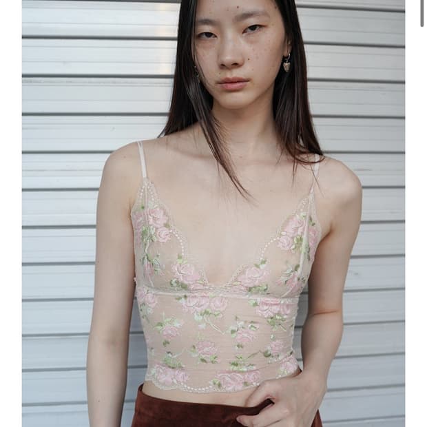 Nuuanu 로즈 캐미솔 새제품