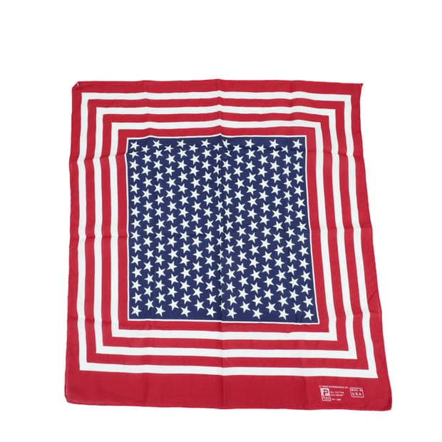 빈티지 미국 국기 반다나 | Made in USA