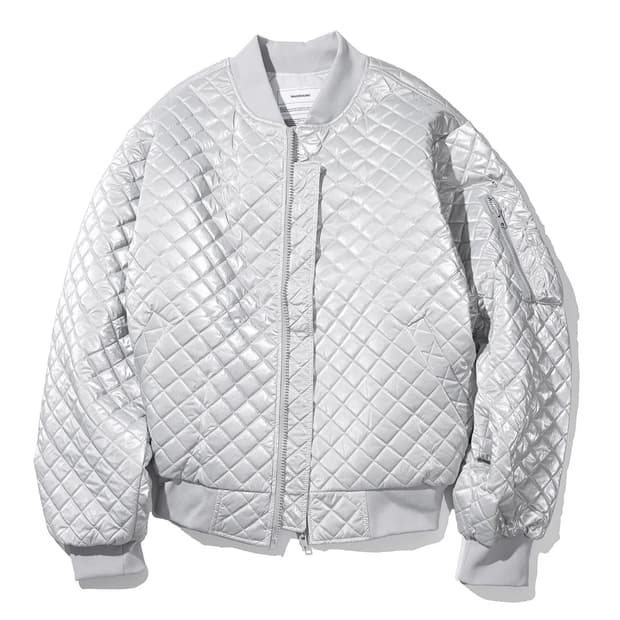 매스노운 메탈 스퀘어 ma-1 오버핏 점퍼 M 