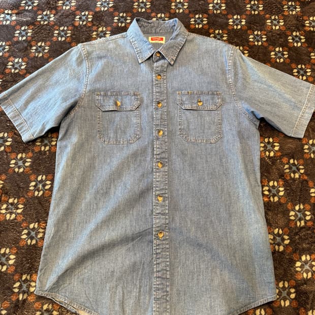 랭글러 데님셔츠