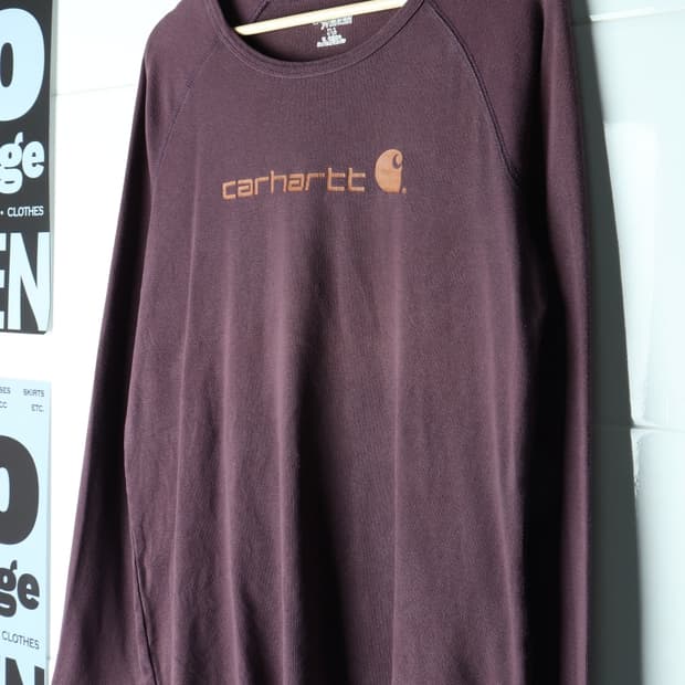 W(XL) 칼하트 긴팔티셔츠 USA 썬페이딩 에이징 유행-H35999