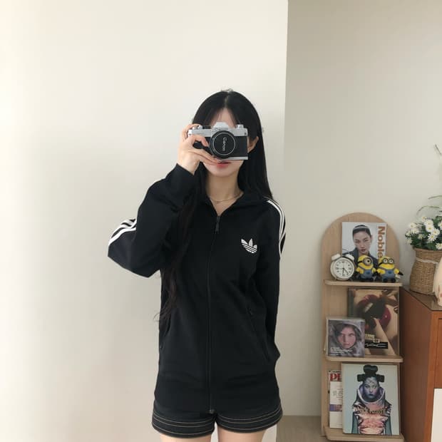 (핏보장✨) 아디다스 구 파이어버드 파버 트랙탑 져지 검흰 블랙
