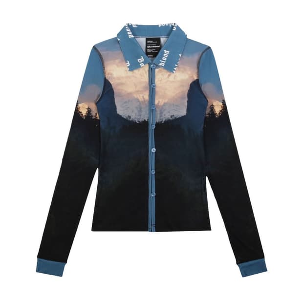 배드블러드 져지 버튼 C 셔츠 - 히말라야