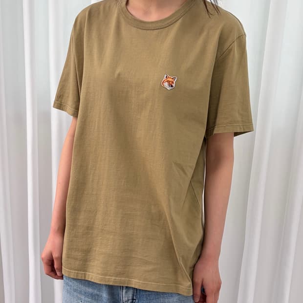 [M]메종 키츠네 폭스 헤드 반팔 티셔츠