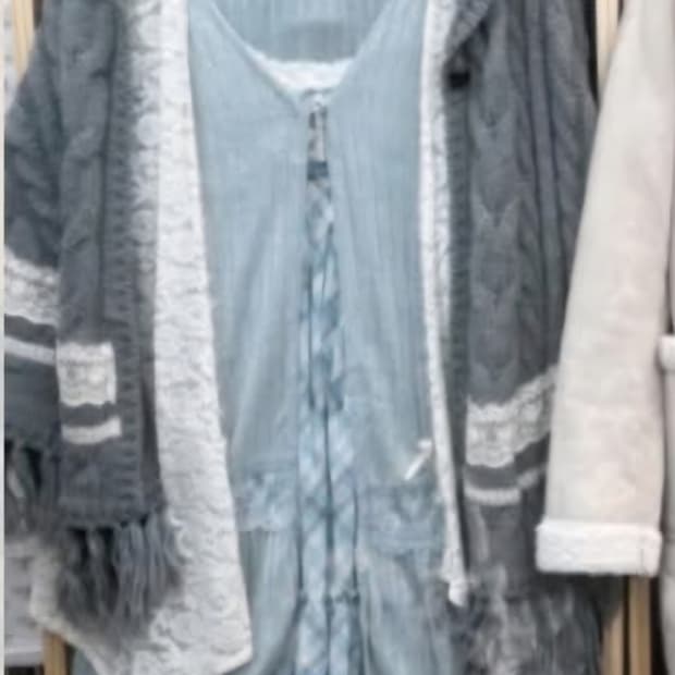 어스뮤직앤에콜로지 레이스 니트 케이프