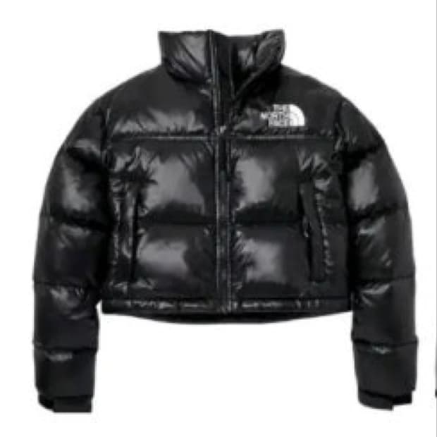 노스페이스 눕시 숏패딩 s-> m 교환