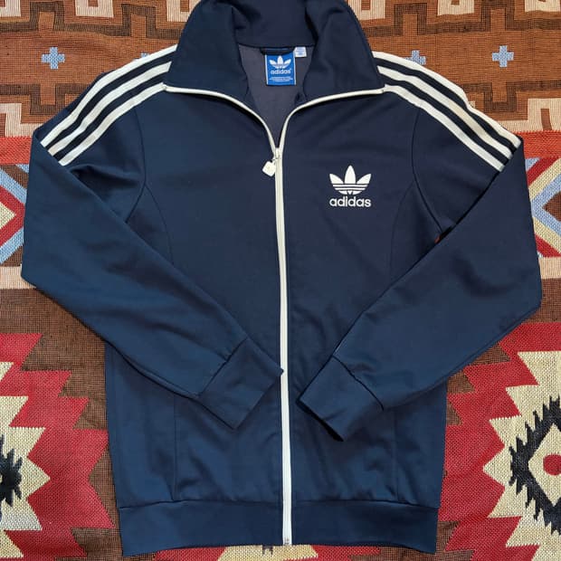 100) 아디다스 파이어버드 로고 트랙탑 져지