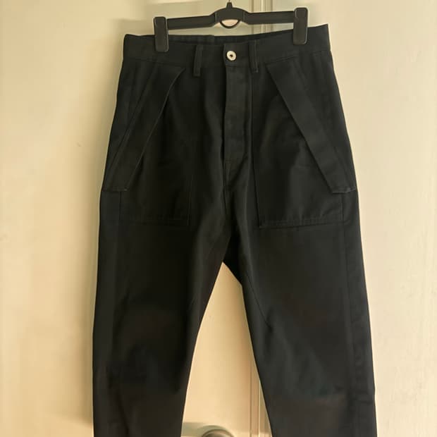 릭오웬스 배기 크롭진 29