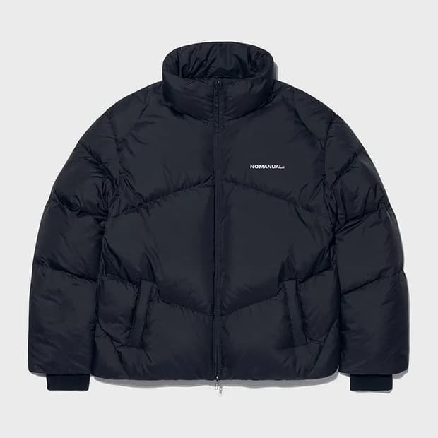 노매뉴얼 스카디 덕다운 매트블랙