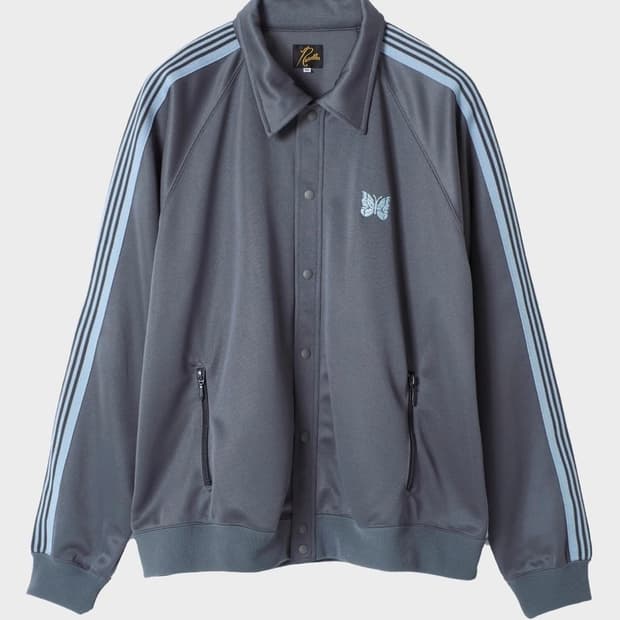 니들스 스튜디오스 별주 트랙 스냅 자켓