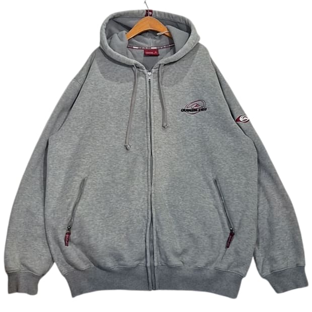 Quik Silver 퀼실버 빅 로고 헤비스웻 후드집업