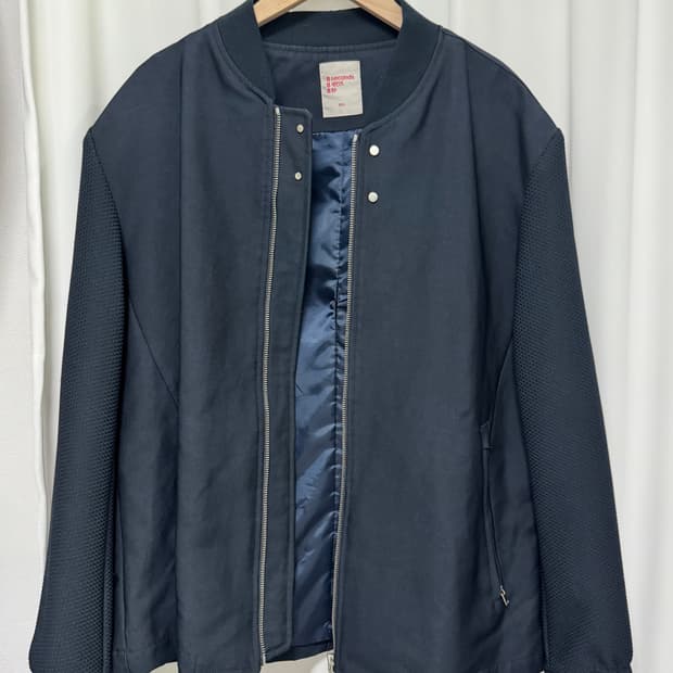 에잇세컨즈 네이비 블루종 XXL